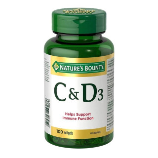ویتامین C و D3 نیچرز بونتی (100 عددی)