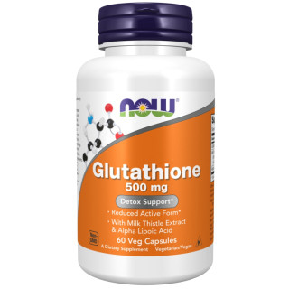 قرص گلوتاتیون روشن کننده پوست ۲۵۰ میلی گرم NOW Gluthatione (60 عددی)