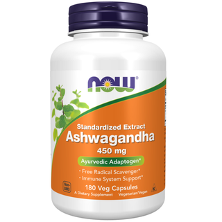آشواگاندا ناو NOW Ashwagandha Extract 450mg (180 عددی)