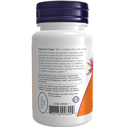 ویتامین E400 ناو | (۵۰عددی)Vitamin E-400 Softgels Now