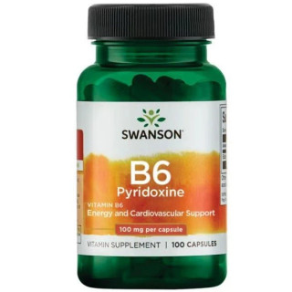ویتامین ب 6 سوانسون ۱۰۰ عددی SWANSON Vitamin B6