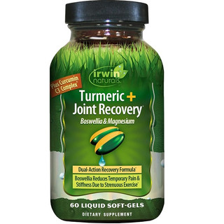 عصاره زردچوبه اروین نچرالز برای ریکاوری مفاصل (۶۰تایی)Complex" naturals. Turmeric + Joint Recovery Boswellia & Magnesium
