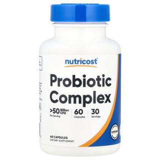 پروبیوتیک کمپلکس نوتریکاست – بیش از ۵۰ میلیارد واحد باکتری فعال – ۶۰ کپسول Nutricost Probiotic Complex, >50 Billion CFU, 60 Capsules