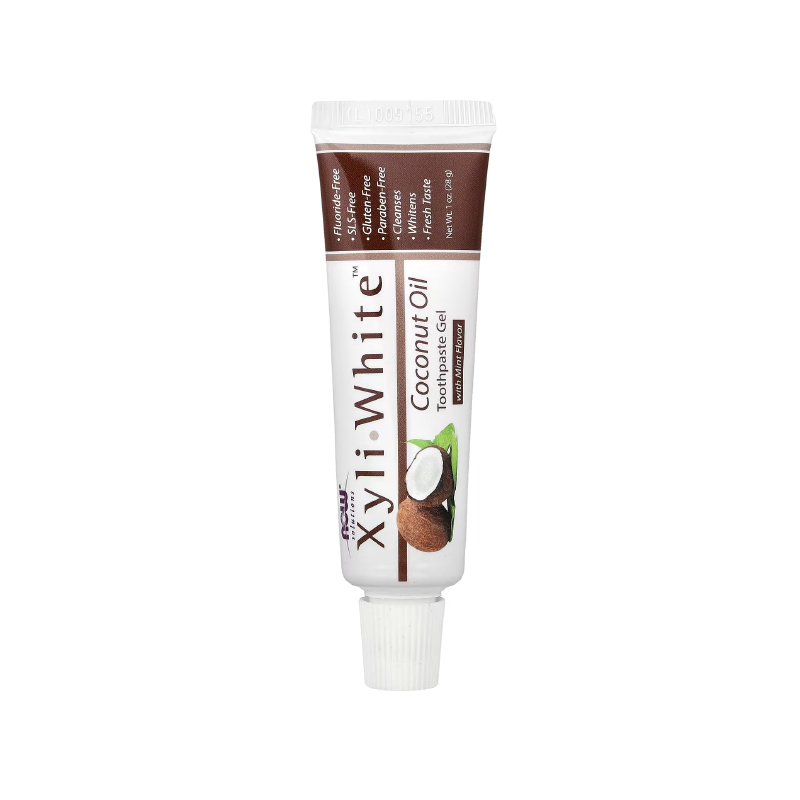 خمیردندان ژلی با روغن نارگیل زایلی‌وایت ناو فودز Now Foods XyliWhite Coconut Oil Toothpaste Gel