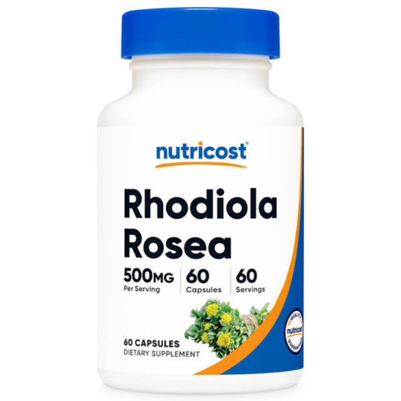 رودیولا رزا نوتریکاست Nutricost Rhodiola Rosea 500mg (60 عددی