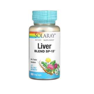 پاک کننده کبد سولاری ۱۰۰تایی Solaray Liver Blend SP-13