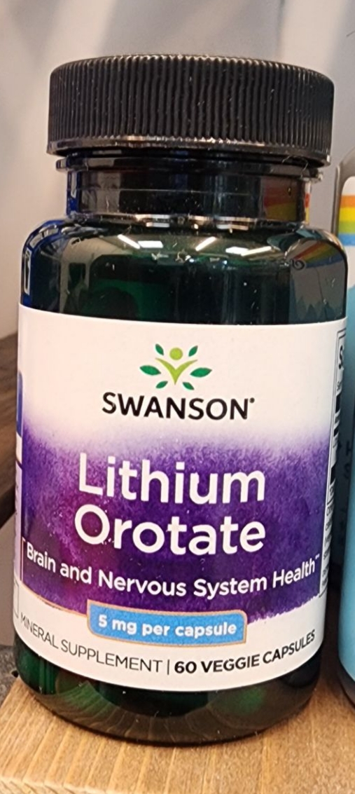 لیتیوم اوروات سوانسون /60 عددیLithium Orotate