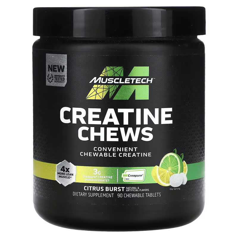 کراتین قرصی ماسل تک - 90 عددی Creatine MuscleTech Chews