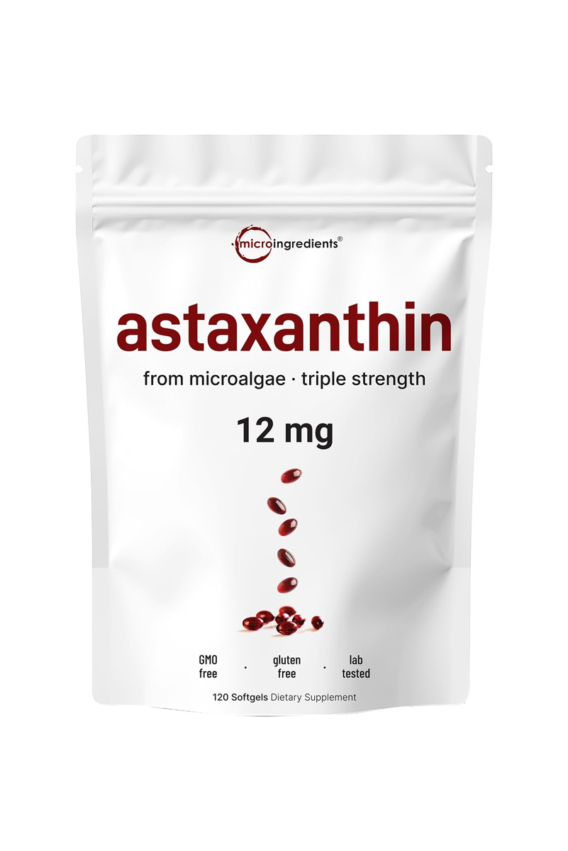 سافت ژل Astaxanthin برند Micro Ingredients – بسته ۱۲۰ عددی
