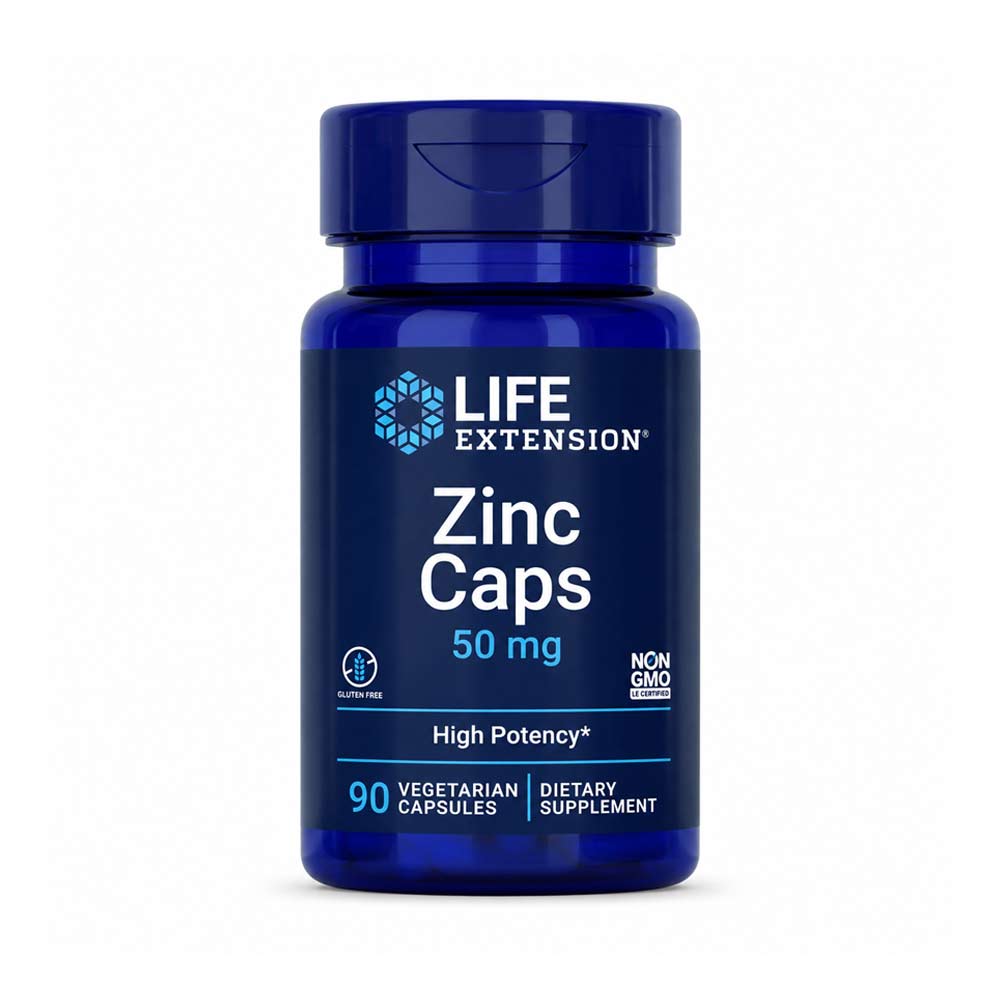کپسول زینک 50 میلی‌ گرم لایف اکستنشن 90 عددی / Life Extension