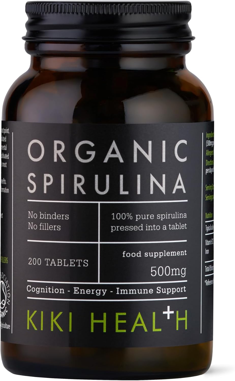 کیکی هلث اسپیرولین ارگانیک، ۲۰۰ قرصKiki Health Organic Spirulina, 200 Tablets