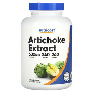 کپسول گیاهی پاکسازی کبد ناتری کاست عصاره ارتیچوک (Artichoke Extract) 600 میلیگرم، 240 کپسول