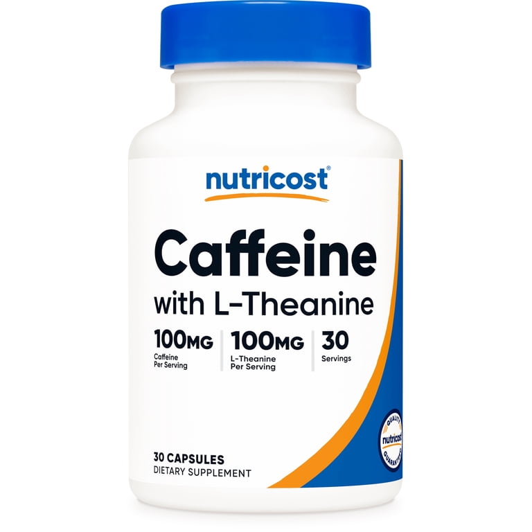 کافئین نوتری کاست۳۰عددی  Nutricost Caffeine 100mg