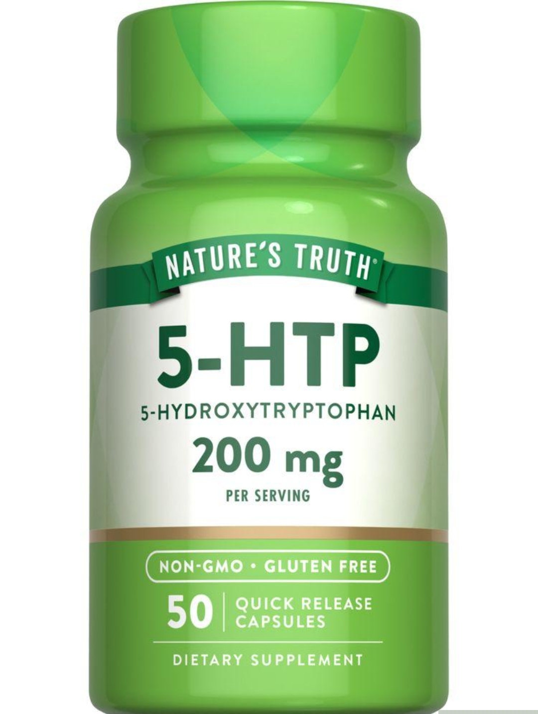 -HTP 200mg Nature’s Truth – 50 Capsules ۵-اچ‌تی‌پی ۲۰۰ میلی‌گرم نیچرز تروث – ۵۰ عددی