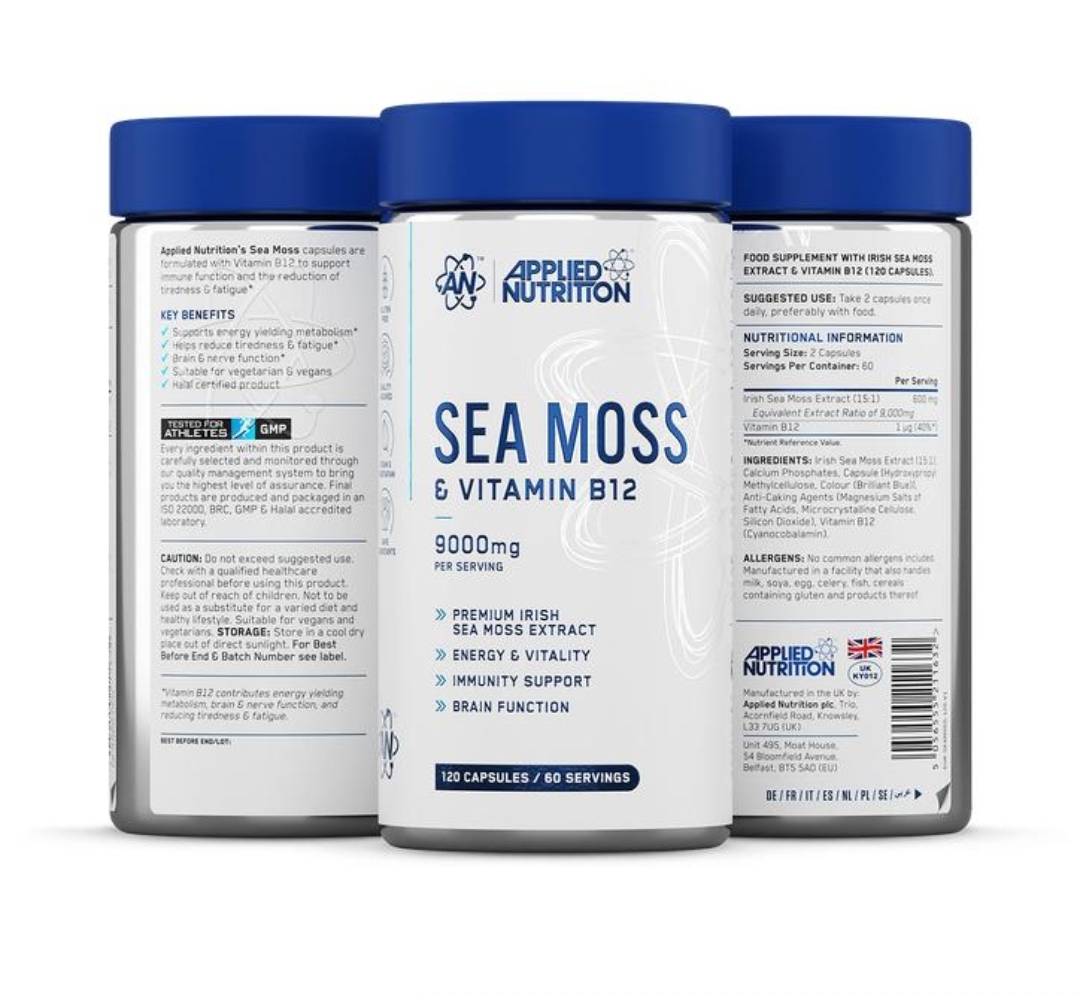 سی موس (Sea Moss) – Applied Nutrition | ۱۲۰ عددی