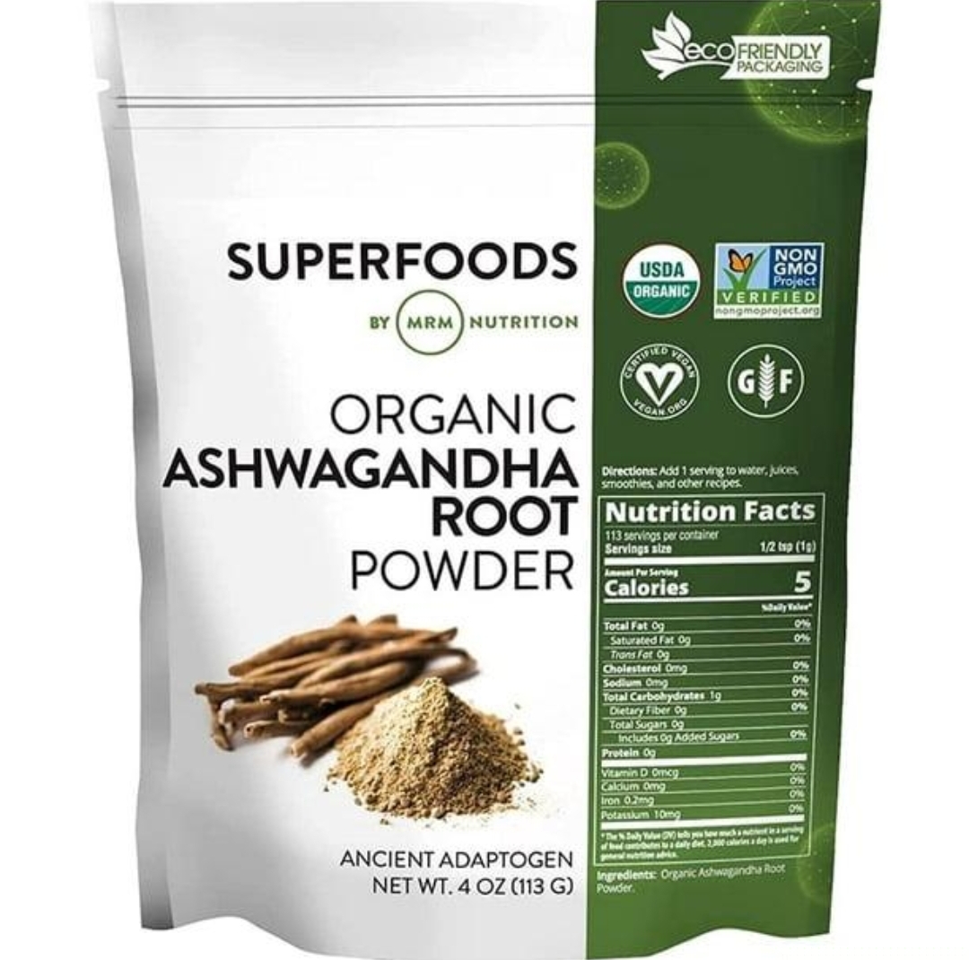 پودر ریشه آشواگاندا ارگانیک MRMMRM Organic Ashwagandha Root