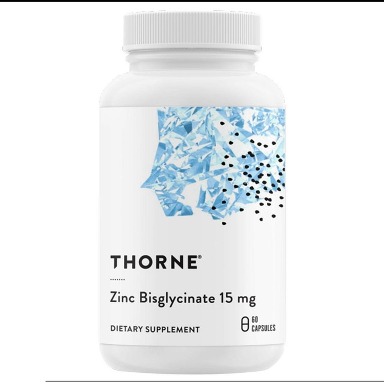 زینک بیسگلیسینات Thorne – ۱۵ میلیگرمThorne Zinc Bisglycinate