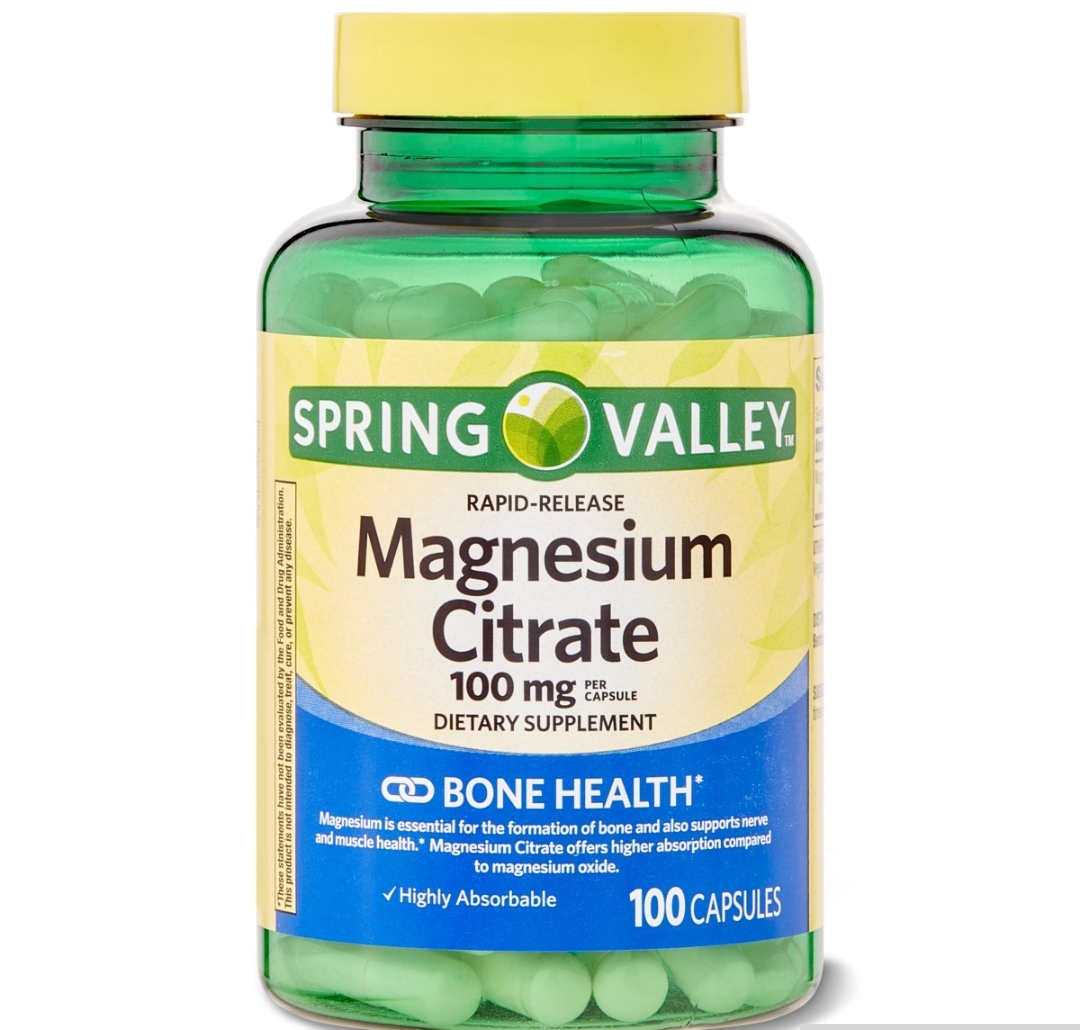 منیزیم سیترات Spring Valley – ۱۰۰ عددSpring Valley Magnesium Citrate