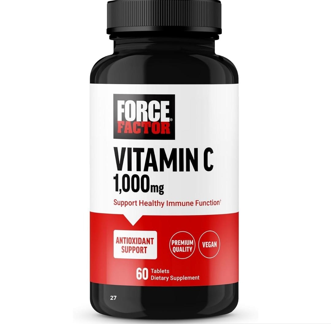 ویتامین C ۱۰۰۰ میلی‌گرم ۶۰ عددی — Force FactorVitamin C 1000 mg