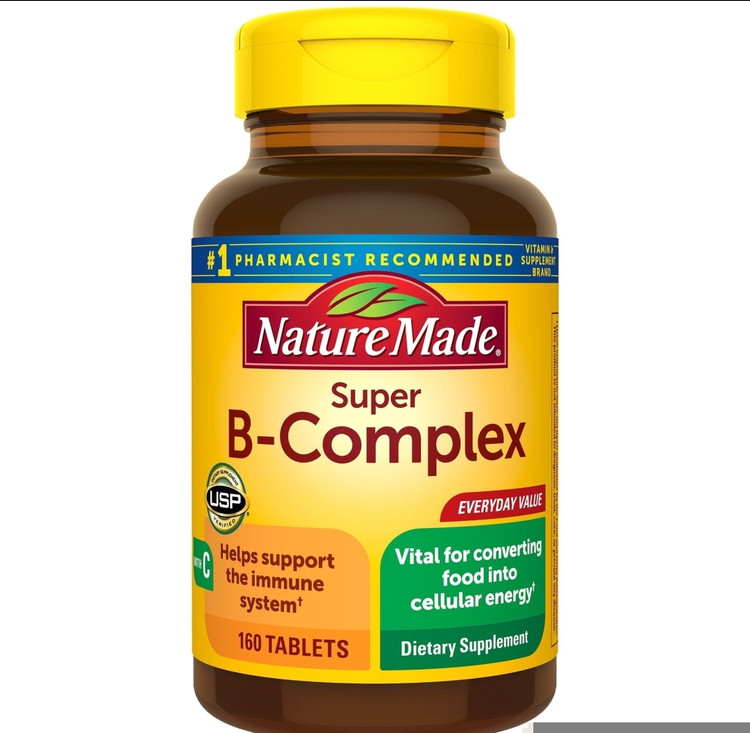 بکمپلکس با ویتامین C نیچر مید – ۱۶۰ عددیSuper B-Complex with Vitamin CNature Made