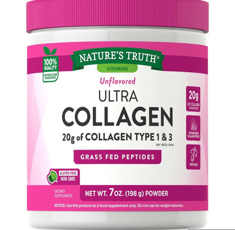 اولترا کلاژن پودر نیچرز تروث – ۱۹۸ گرمUltra Collagen PowderNature’s Truth