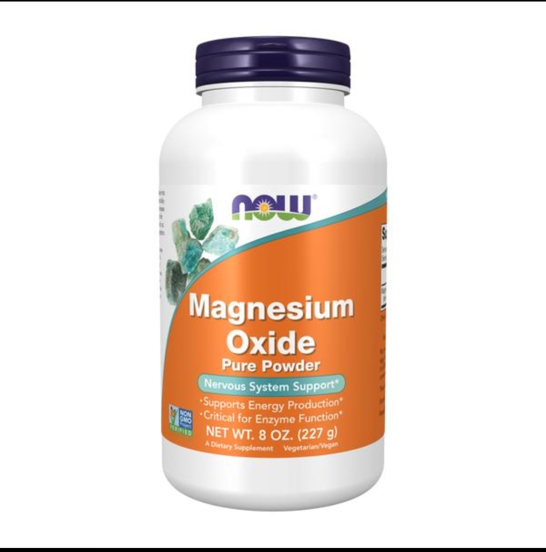 پودر منیزیم اکساید ناو | NOW Magnesium Oxide Powder