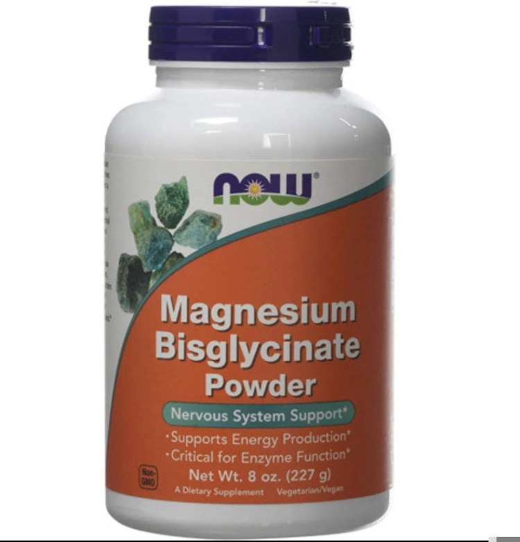 پودر منیزیم بیسگلیسینات ۲۲۷گرمNOW | NOW Magnesium Bisglycinate Powder