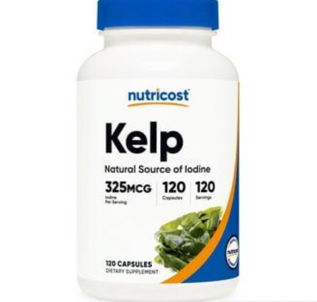 کلپ نوتری‌کاست  ۱۲۰تایی| Nutricost Kelp 325 mcg