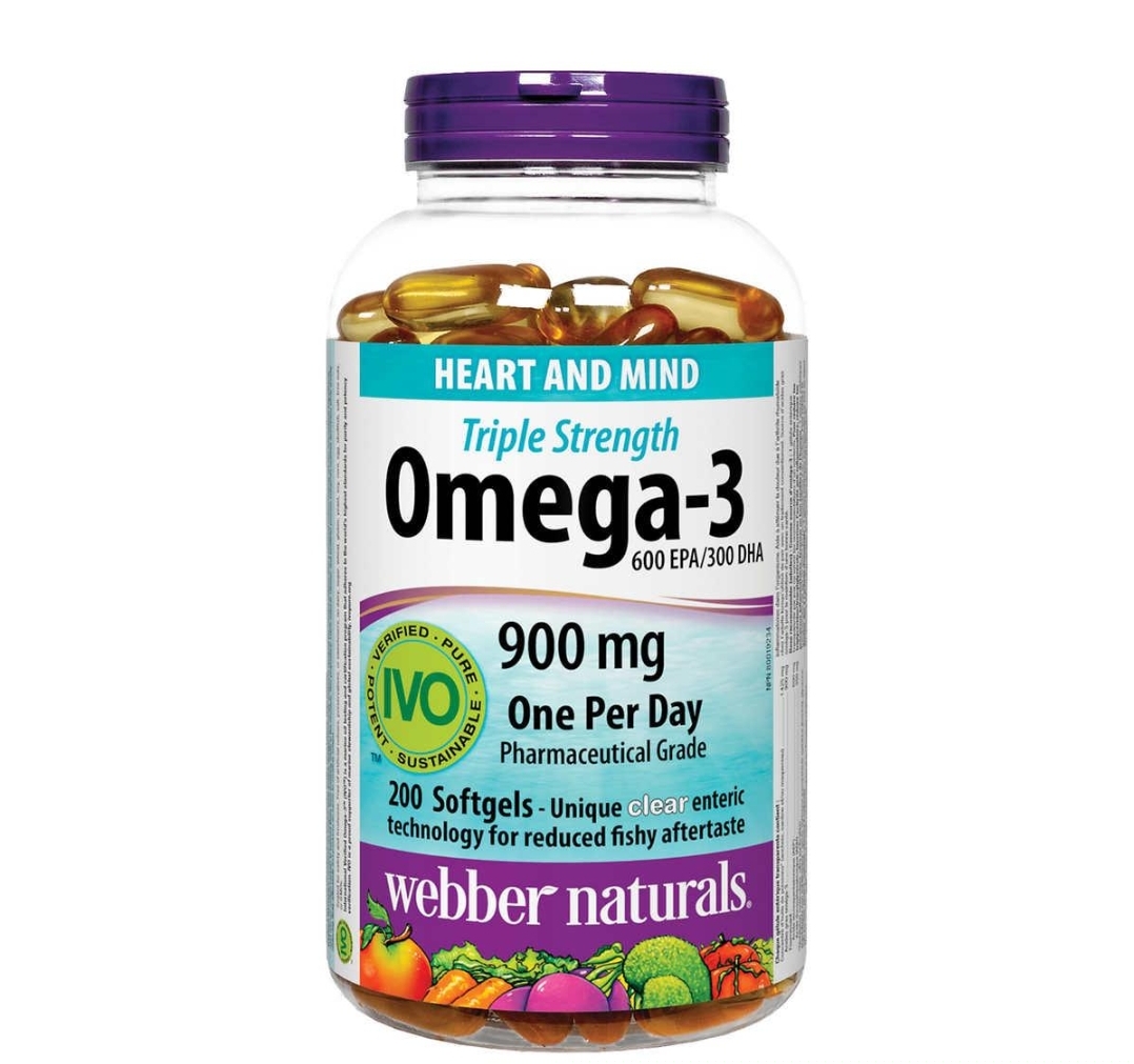 امگا ۳ وبرنچرالز Webber Naturals Omega-3 – 200 Softgels