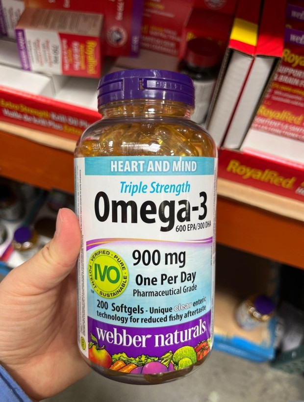 امگا ۳ وبرنچرالز Webber Naturals Omega-3 – 200 Softgels