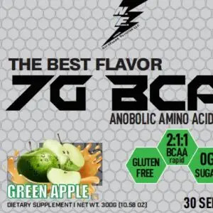 پودر BCAA هفت گرمی نوتریفیوشن NutriFusion 7G BCAA – سیب سبز