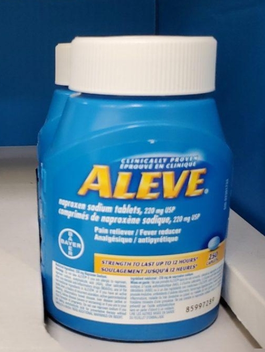 مسکن Aleve ناپروکسن سدیم ۲۲۰ میلی‌گرمBayer
