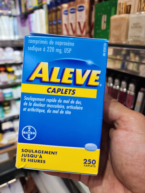 مسکن Aleve ناپروکسن سدیم ۲۲۰ میلیگرمBayer
